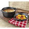 Cast Iron 5 Quart Seasoned Double Dutch Oven