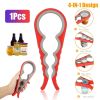 Jar Opener Rubber 4 In 1 Quick Lid Bottle Cap Grip Twister Remover Kitchen Tool