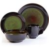 Studio Villa Mosa 16-Piece Dinnerware Set, Green