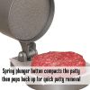 1pc Crab Cake And Sausage Press, Burger Press Makes 4 1/2" In Diameter, 1/4 Lb To 3/4 Lb, Patty Ejector