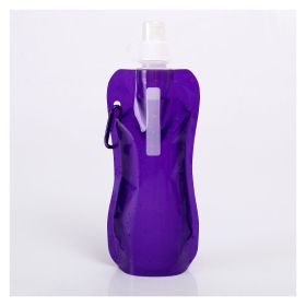 Outdoor Large Capacity Portable Folding Water Storage Bag (Color: Purple)