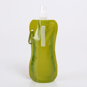 Outdoor Large Capacity Portable Folding Water Storage Bag (Color: Green)