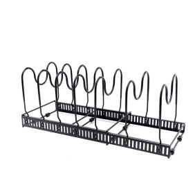 Retractable Multi-layer Folding Wrought Iron Multifunctional Storage Rack (Option: 7layer telescopic shelf)