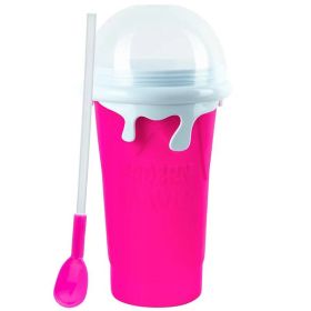 Slush And Shake Maker Homemade Smoothie Milk Children's Household Pinch Cup (Option: Red-500ml)