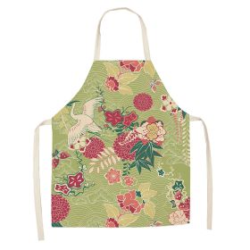 Cartoon Cat Digital Printing Sleeveless Apron (Option: W02315-68x55cm)