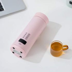 Electric Kettle Insulation Integrated Cup (Option: Pink-CN)