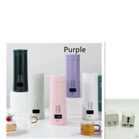 Electric Kettle Insulation Integrated Cup (Option: Purple-CN)