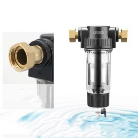 Pre-filter Household Large Flow Kitchen Tap Water Backwash Water Purifier Whole-house Water Filter (Option: 2 Style)