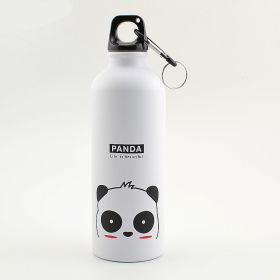 Stainless Steel Sports Kettle For Children (Option: Aluminum panda-500ml)